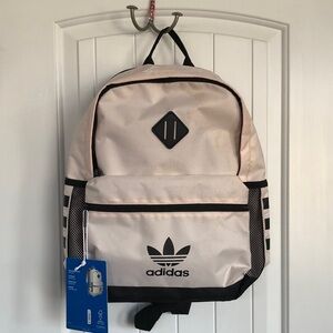 Adidas Original Base Backpack, Pink Tint/Black/White, School BRAND NEW WITH TAGS